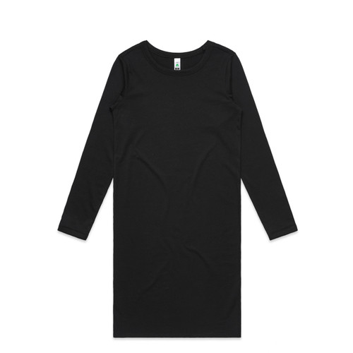 Wo's Mika Organic L/S Dress | 4033 wo's-mika-organic-l/s-dress-wo'smikaorganicl/sdress|4033